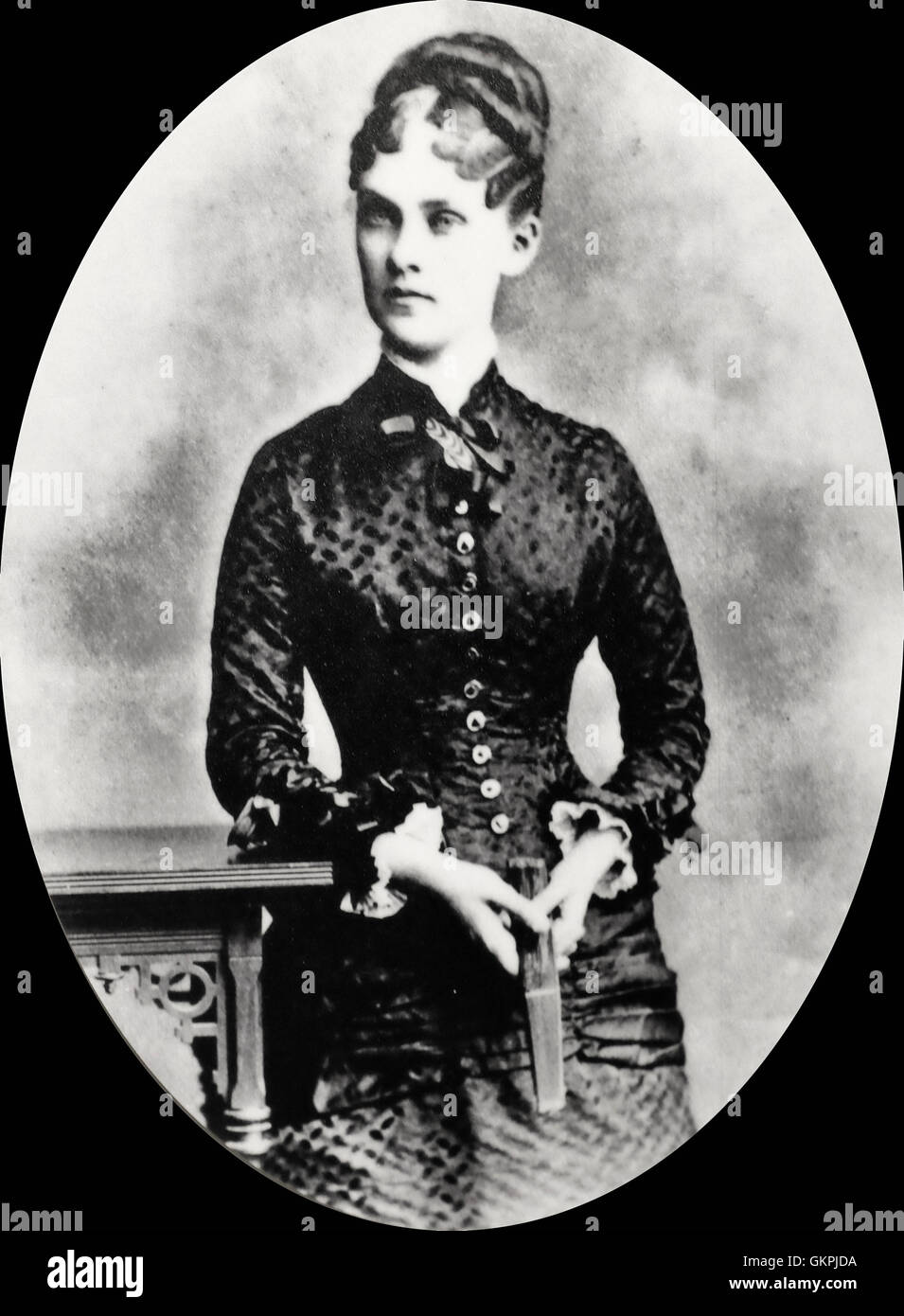 Alice Lee Roosevelt im Jahre 1882 Stockfoto