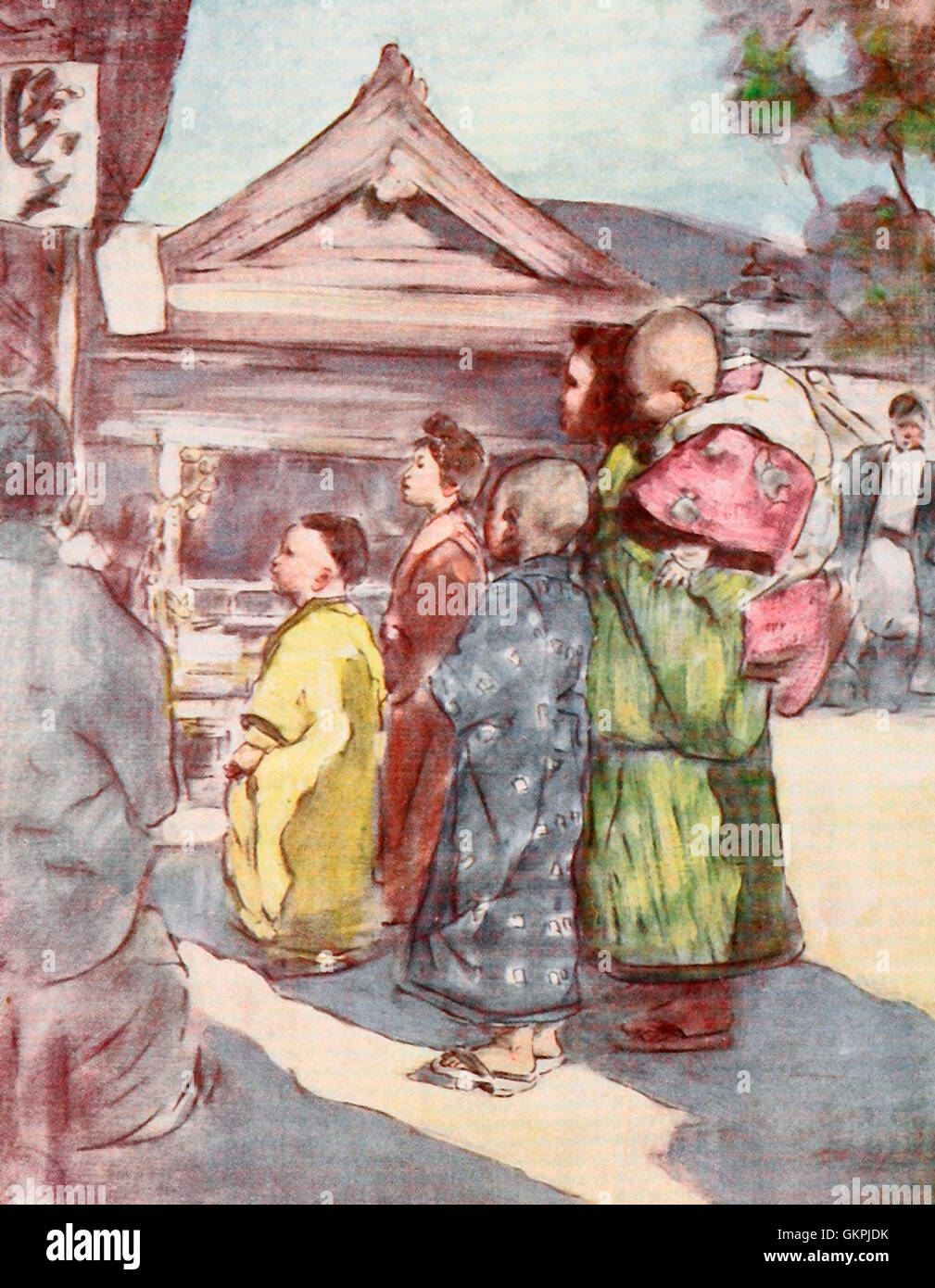 Gerade ein Stück Japan, ca. 1905 Stockfoto