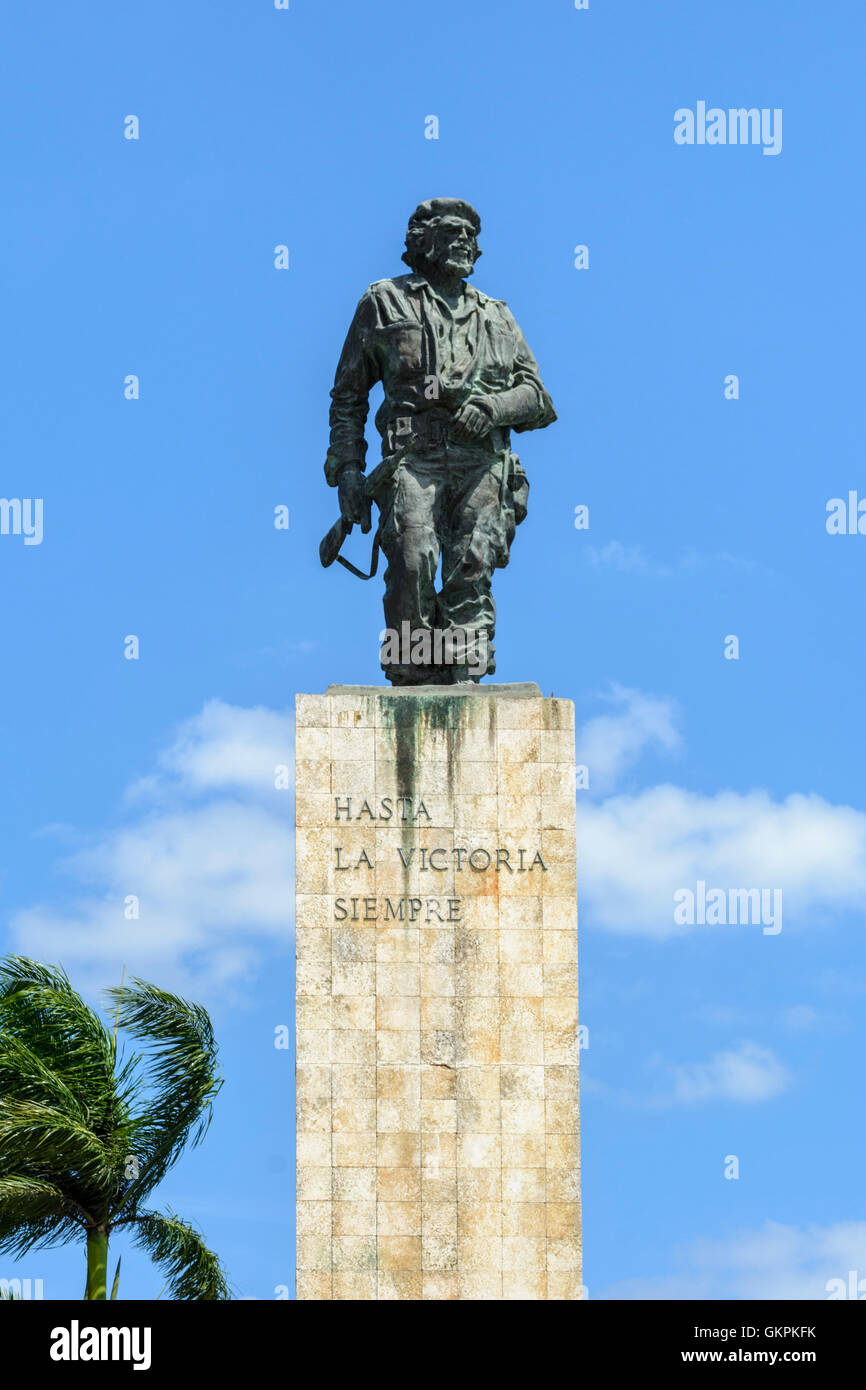Statue von Ernesto Che Guevara an Che Guevara Mausoleum in Santa Clara, Provinz Villa Clara, Kuba Stockfoto