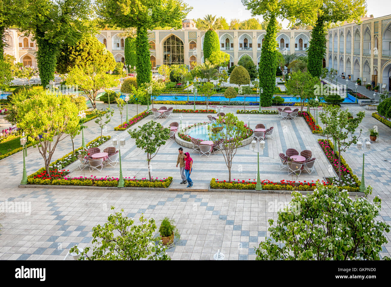 Das Abbasi Hotel Fruher Bekannt Als Das Shah Abbas Hotel Ist Ein Hotel In Isfahan Iran Dieser Komplex Wurde Zur Zeit Des Konigs Sultan Hussein Von Safavid Vor Ungefahr 300 Jahren Gebaut