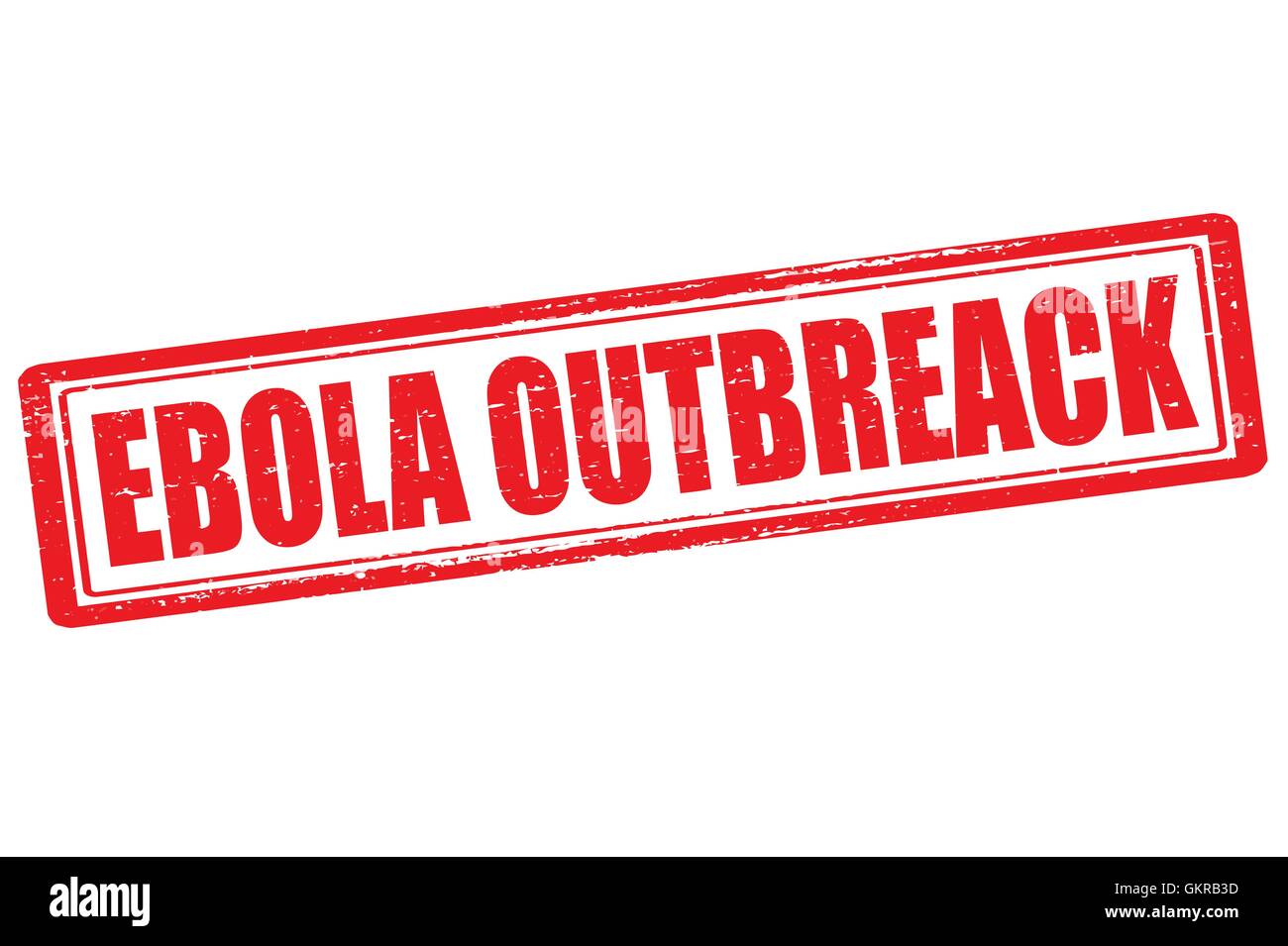 Ebola-Ausbruch Stock Vektor