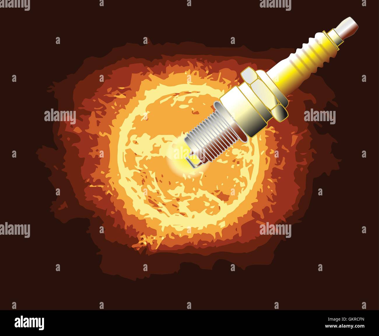 Zündung Stock Vektor