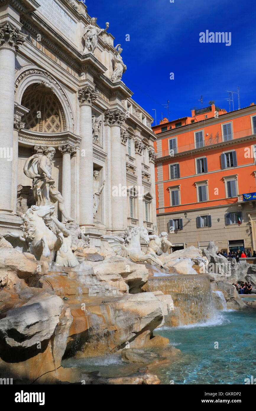 Trevi-Brunnen Stockfoto