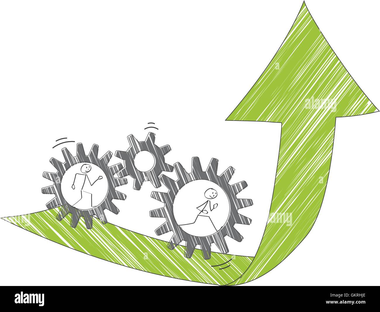 Prozessoptimierung Stock Vektor