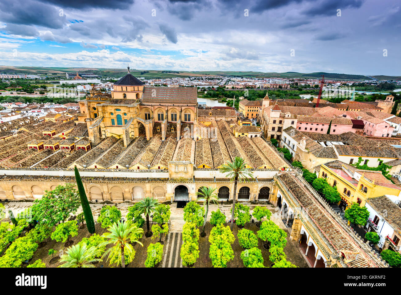 Córdoba, Andalusien, Spanien. Mezquita-Kathedrale, die große Moschee, mittelalterlichen arabischen und spanischen Wahrzeichen. Stockfoto