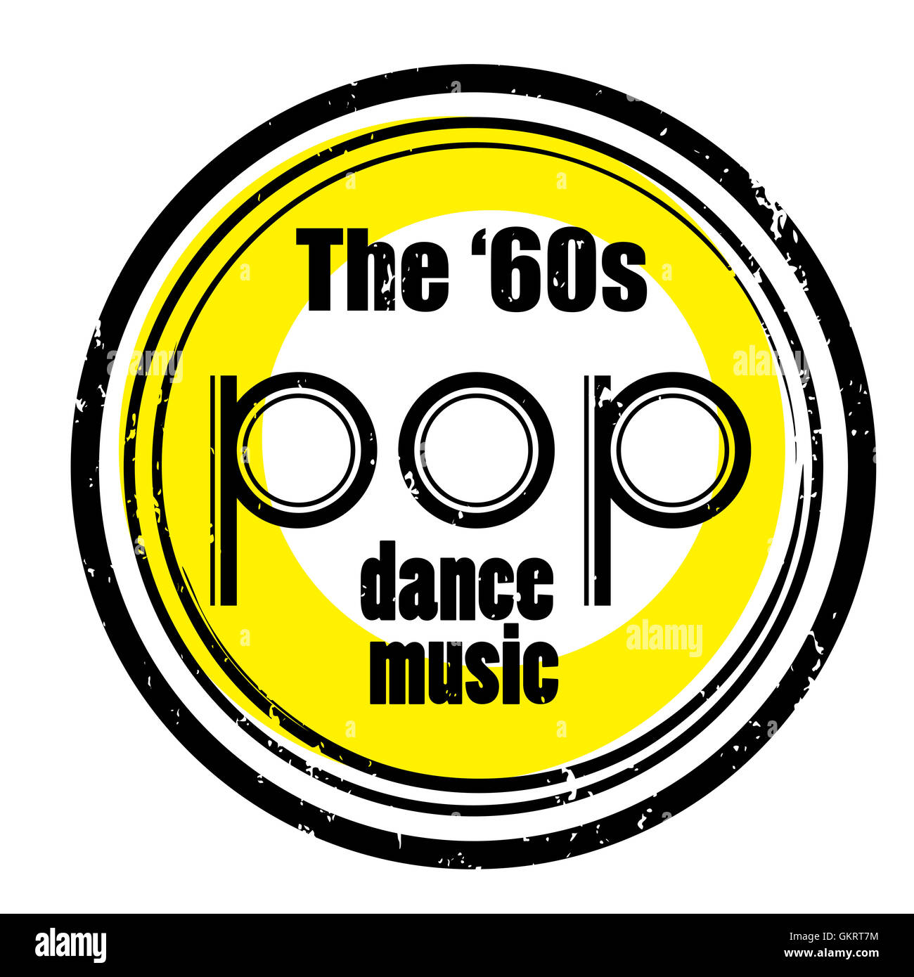 Pop-Dance-Musik Stockfoto