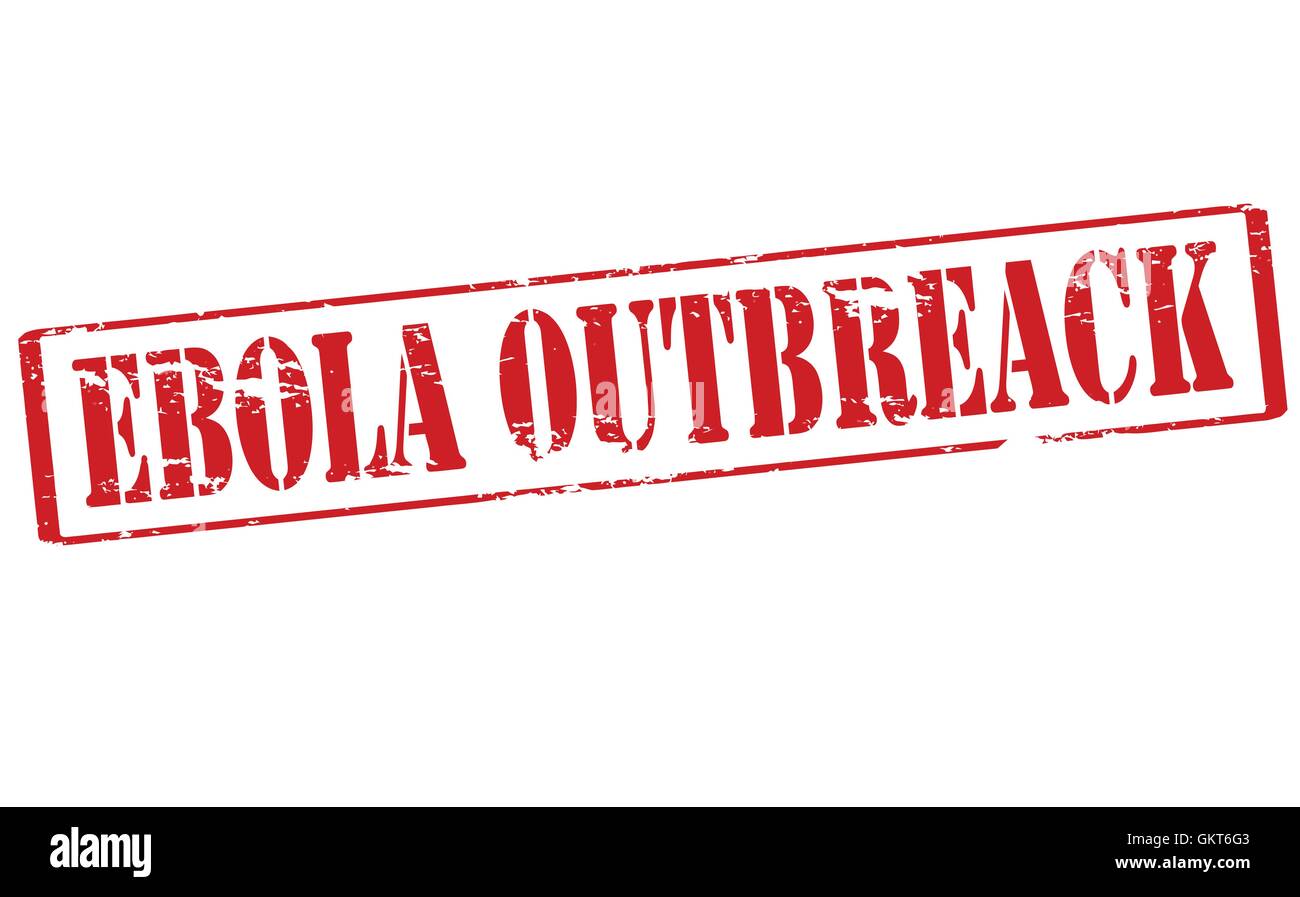 Ebola-Ausbruch Stock Vektor