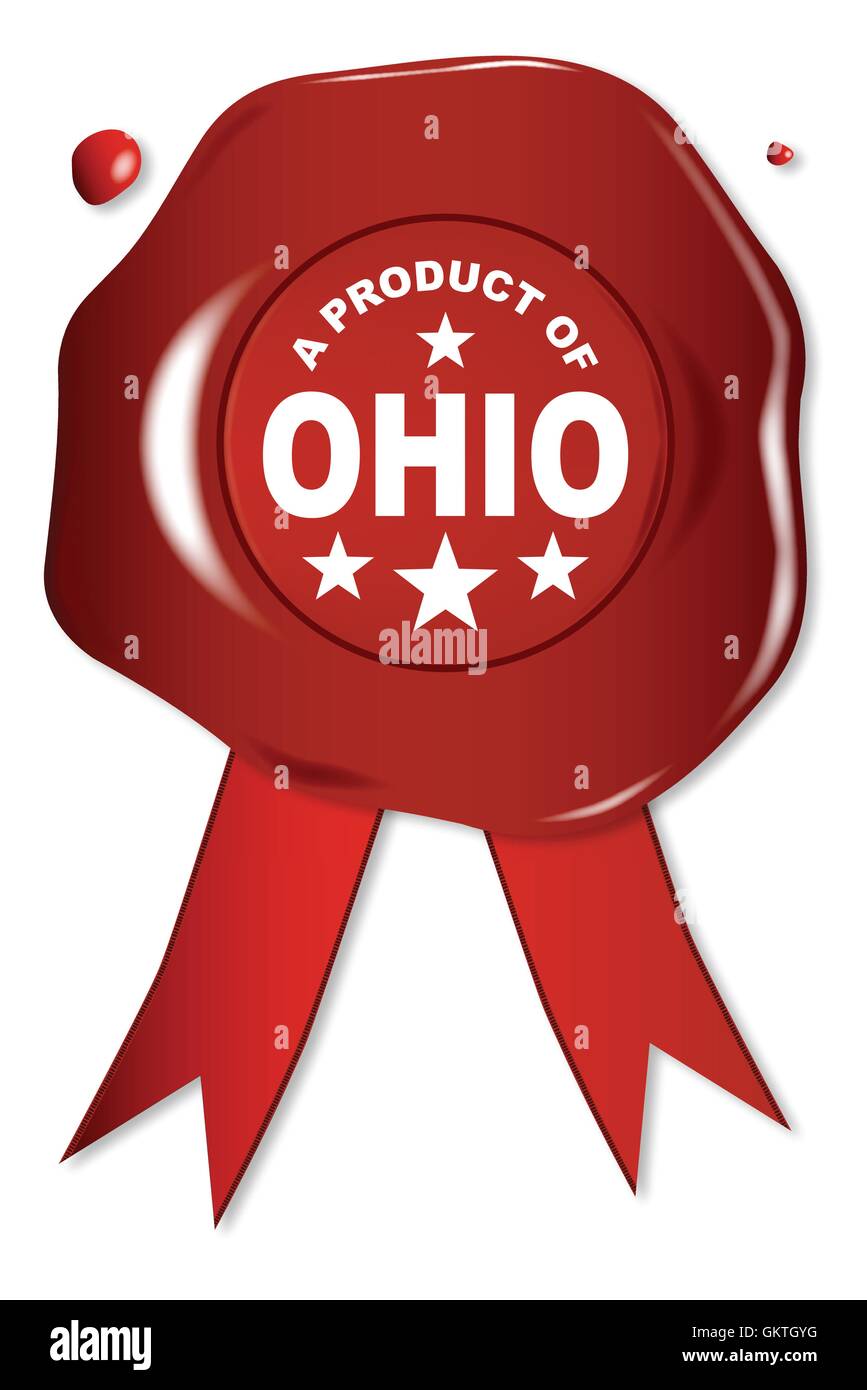 Ein Produkt von Ohio Stock Vektor