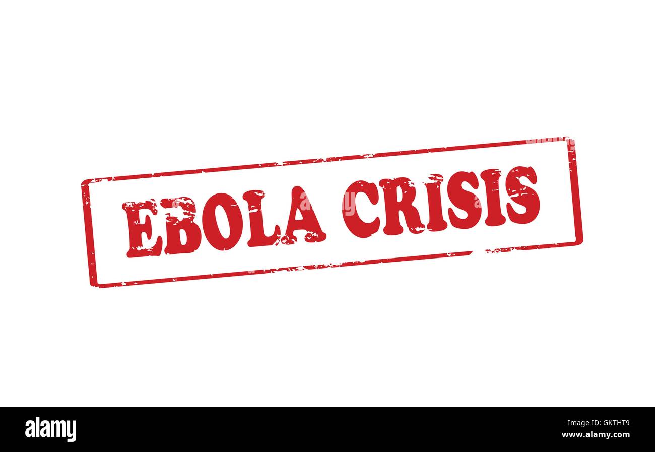 Ebola-Krise Stock Vektor