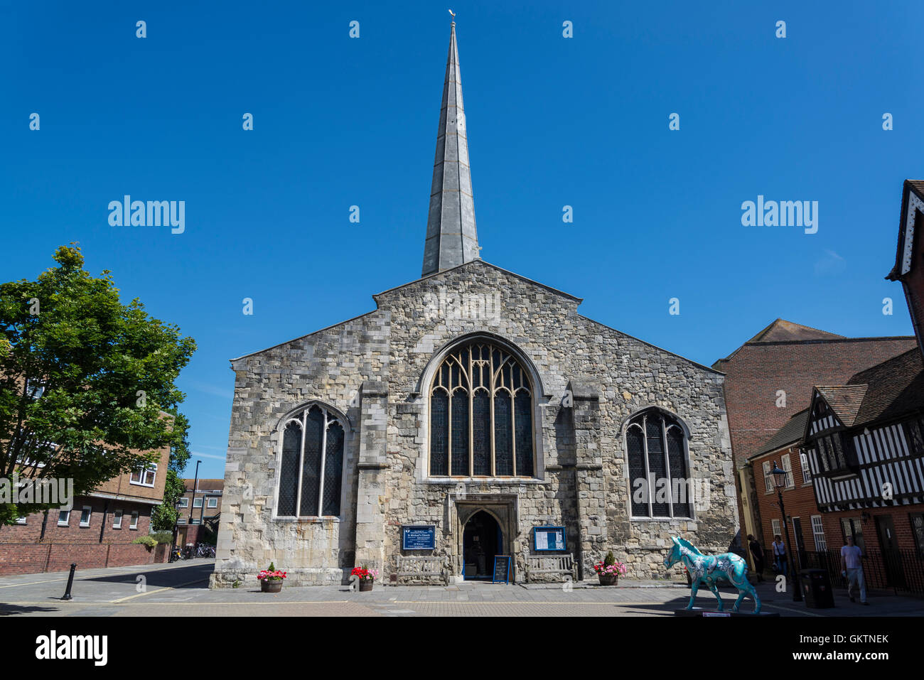 St. Michael Kirche, Southampton, Hampshire, England, Vereinigtes Königreich Stockfoto