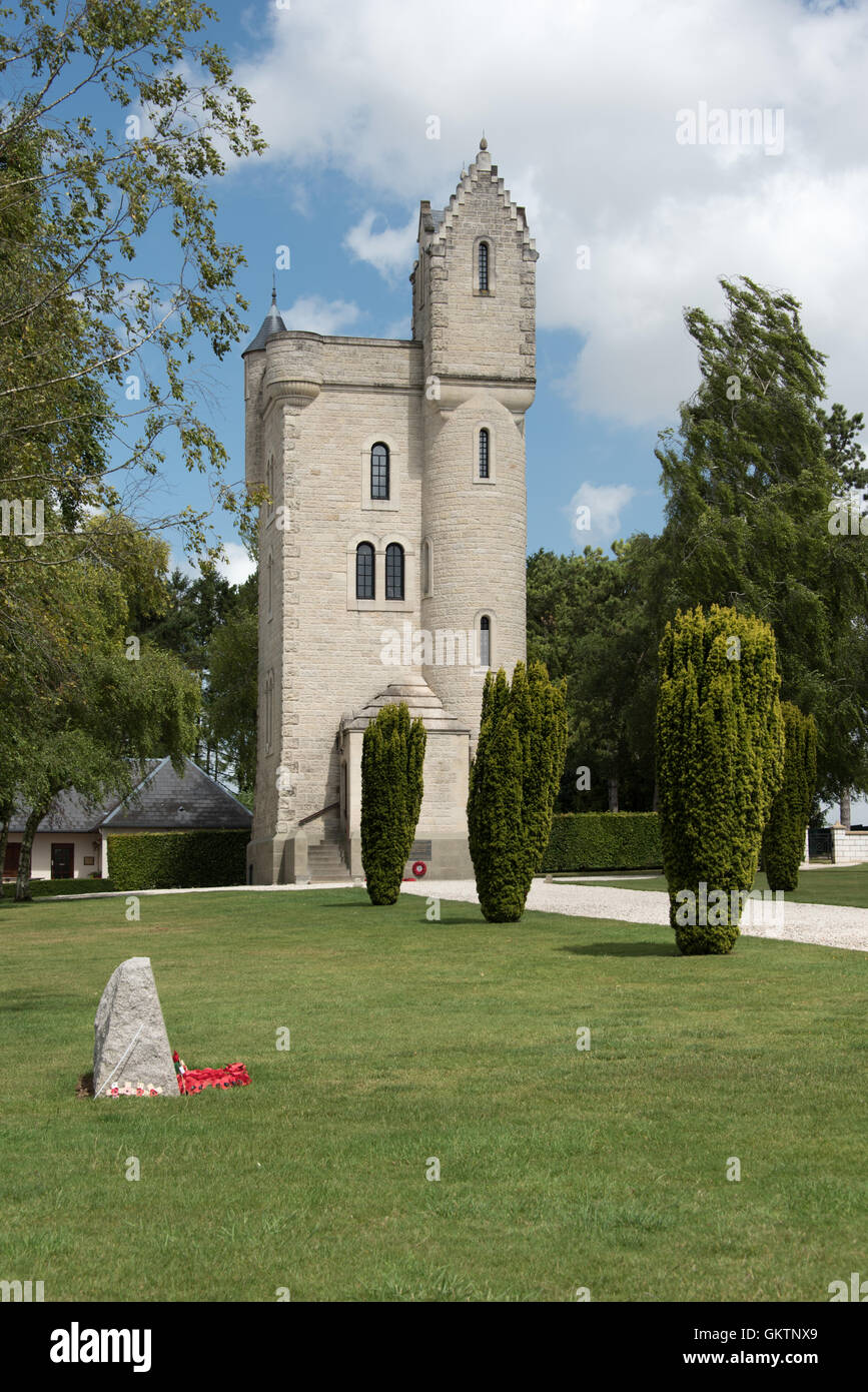 Das Ulster Denkmal bei Thiepval Stockfoto