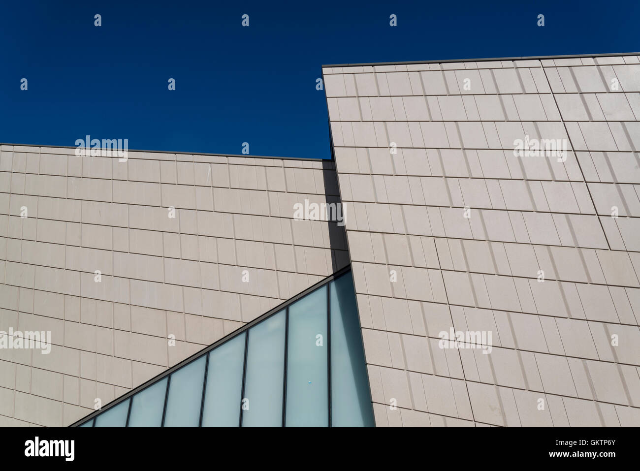 Modernen Anbau, SeaCity Museum, Civic Centre, Southampton, Hampshire, England, UK Stockfoto
