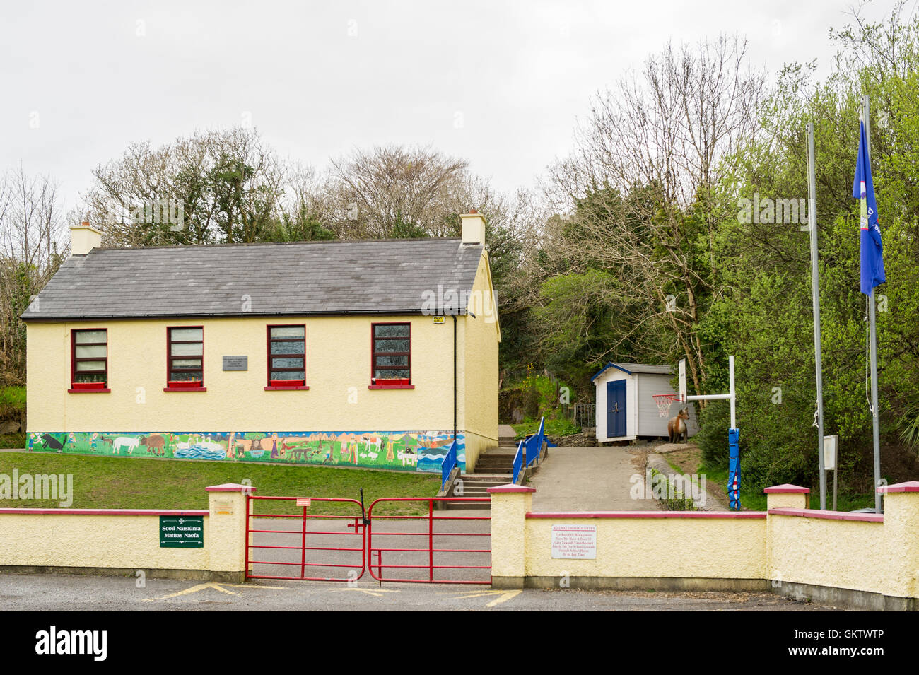 St. Matthias National School, Ballydehob, West Cork, Irland. Stockfoto