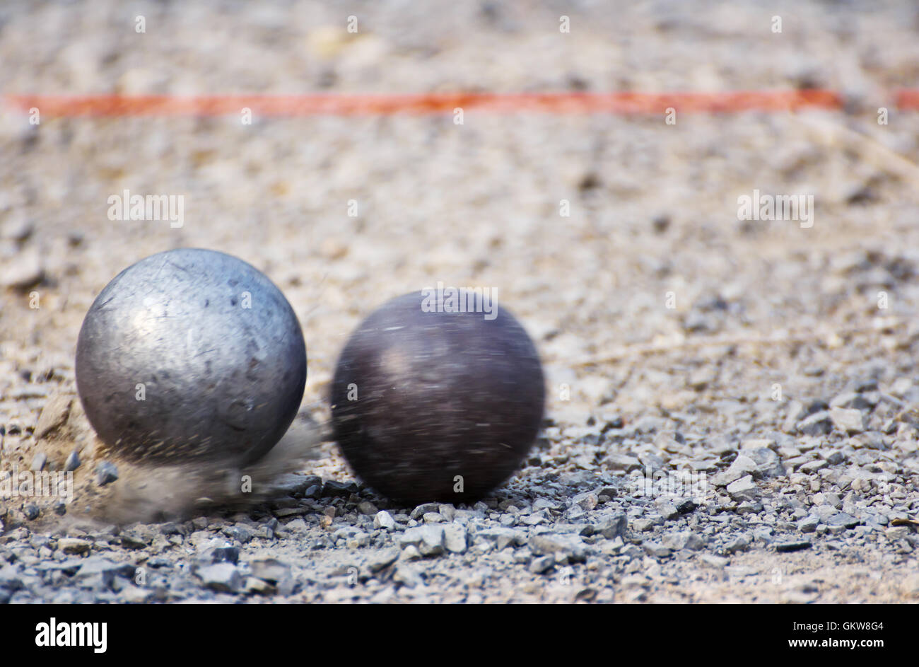 Petanque Stockfoto