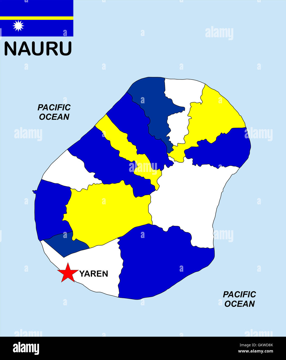 Mapa de la bandera de nauru -Fotos und -Bildmaterial in hoher Auflösung ...