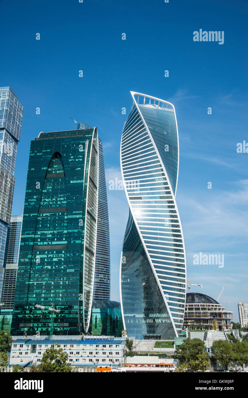 Moskau internationales Geschäftszentrum Stockfoto