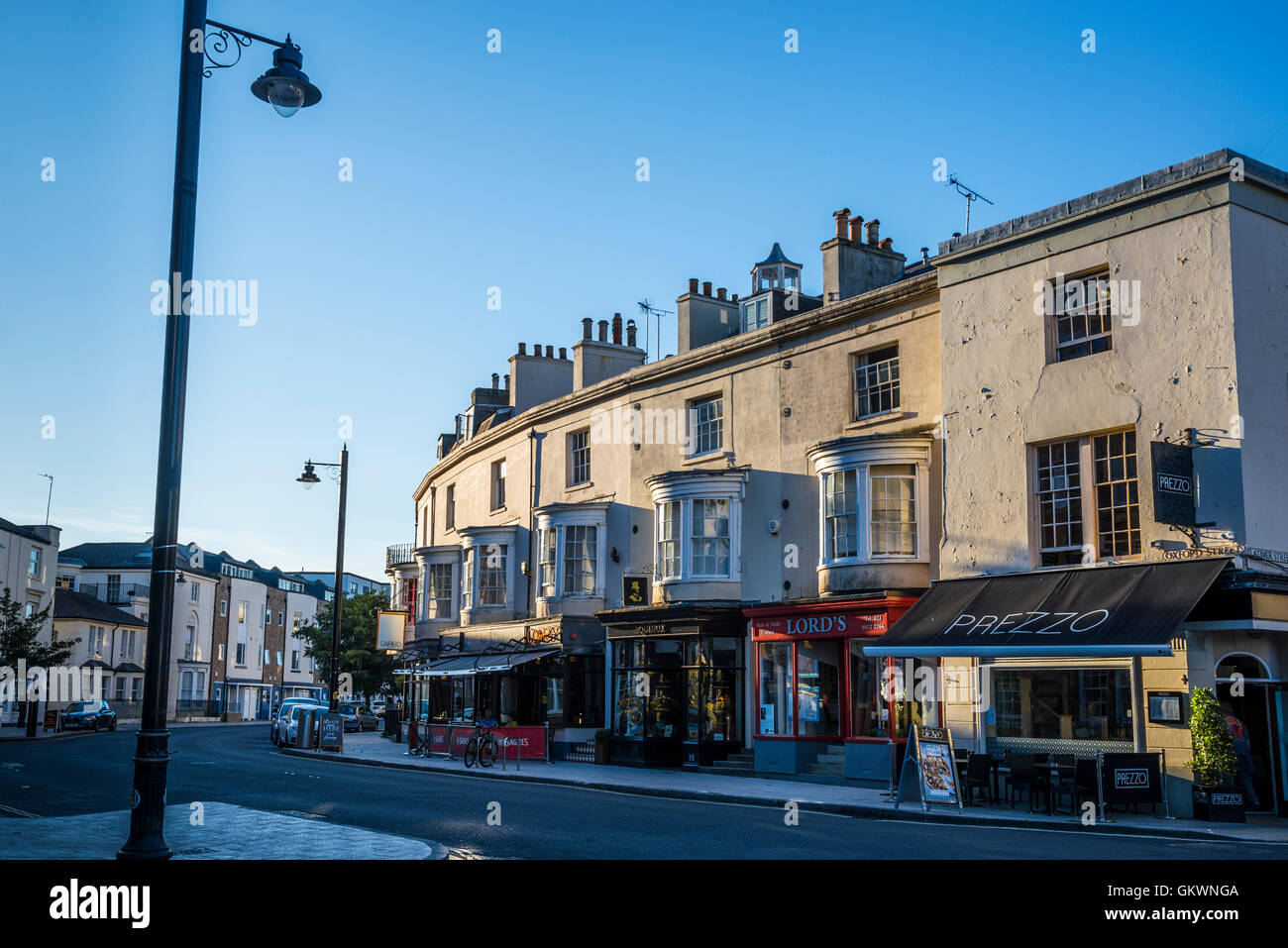 Restaurants in Oxford Street, Southampton, Hampshire, England, UK Stockfoto