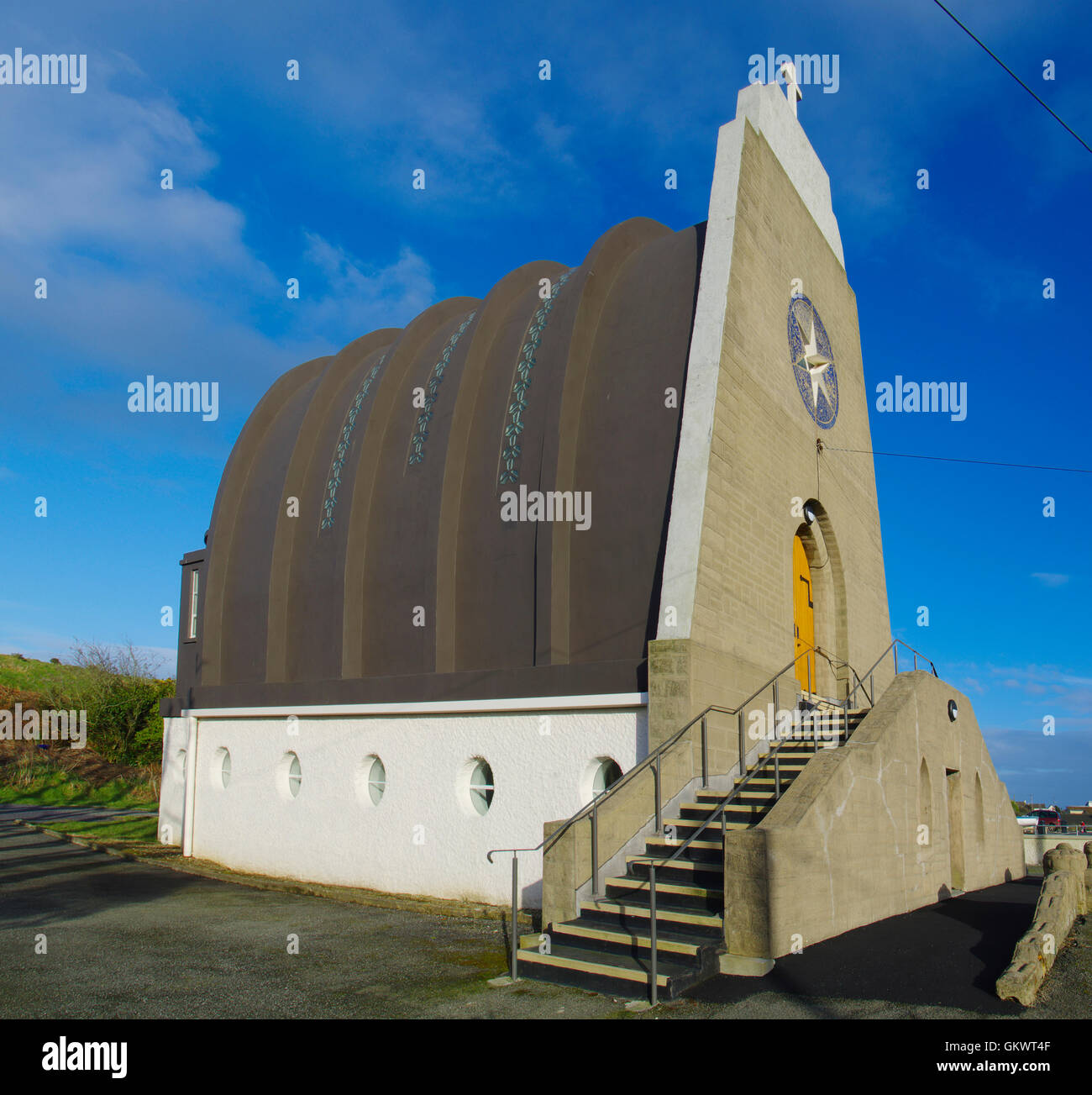 Church of Our Lady Star auf das Meer und St. Winefreds Stockfoto