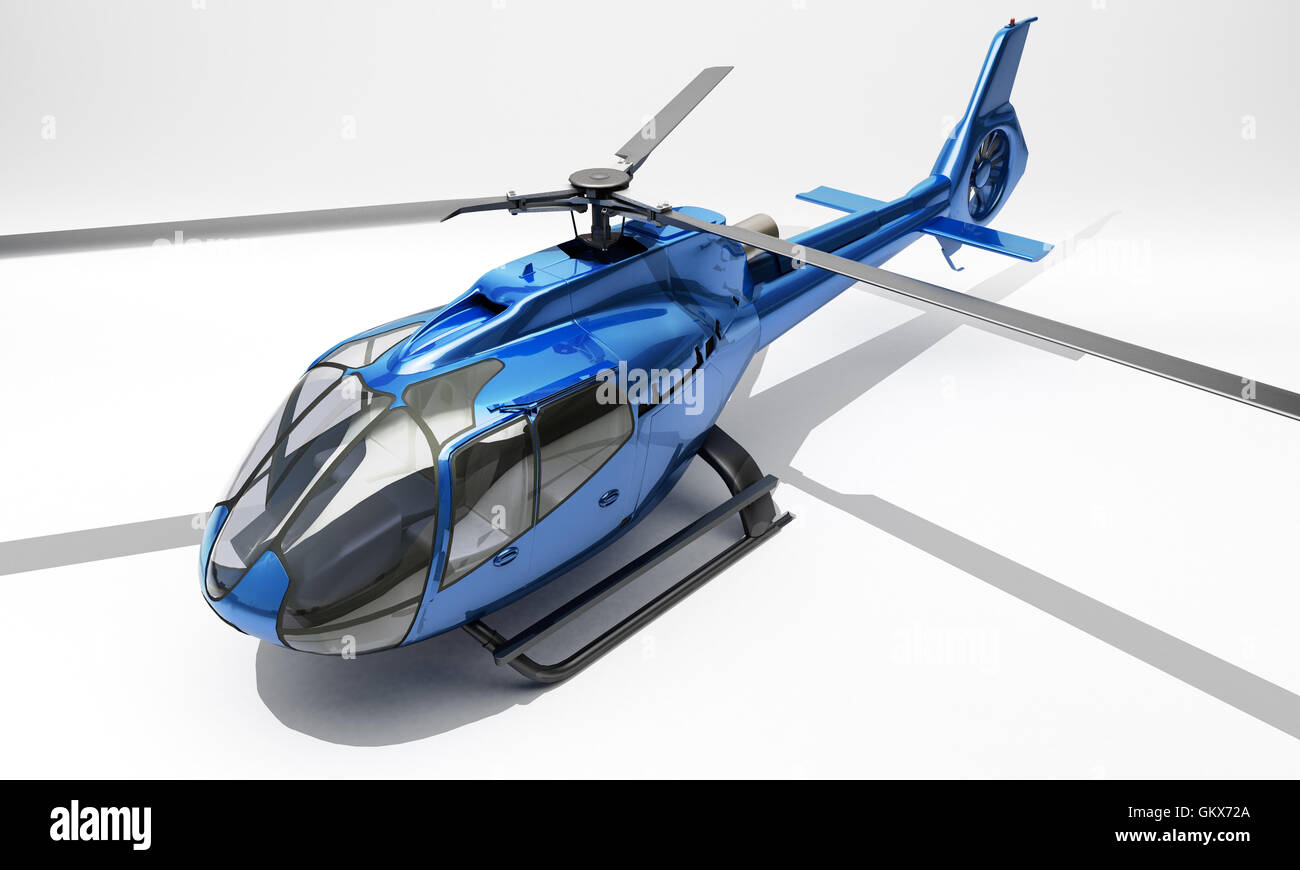 Moderne Hubschrauber Stockfoto