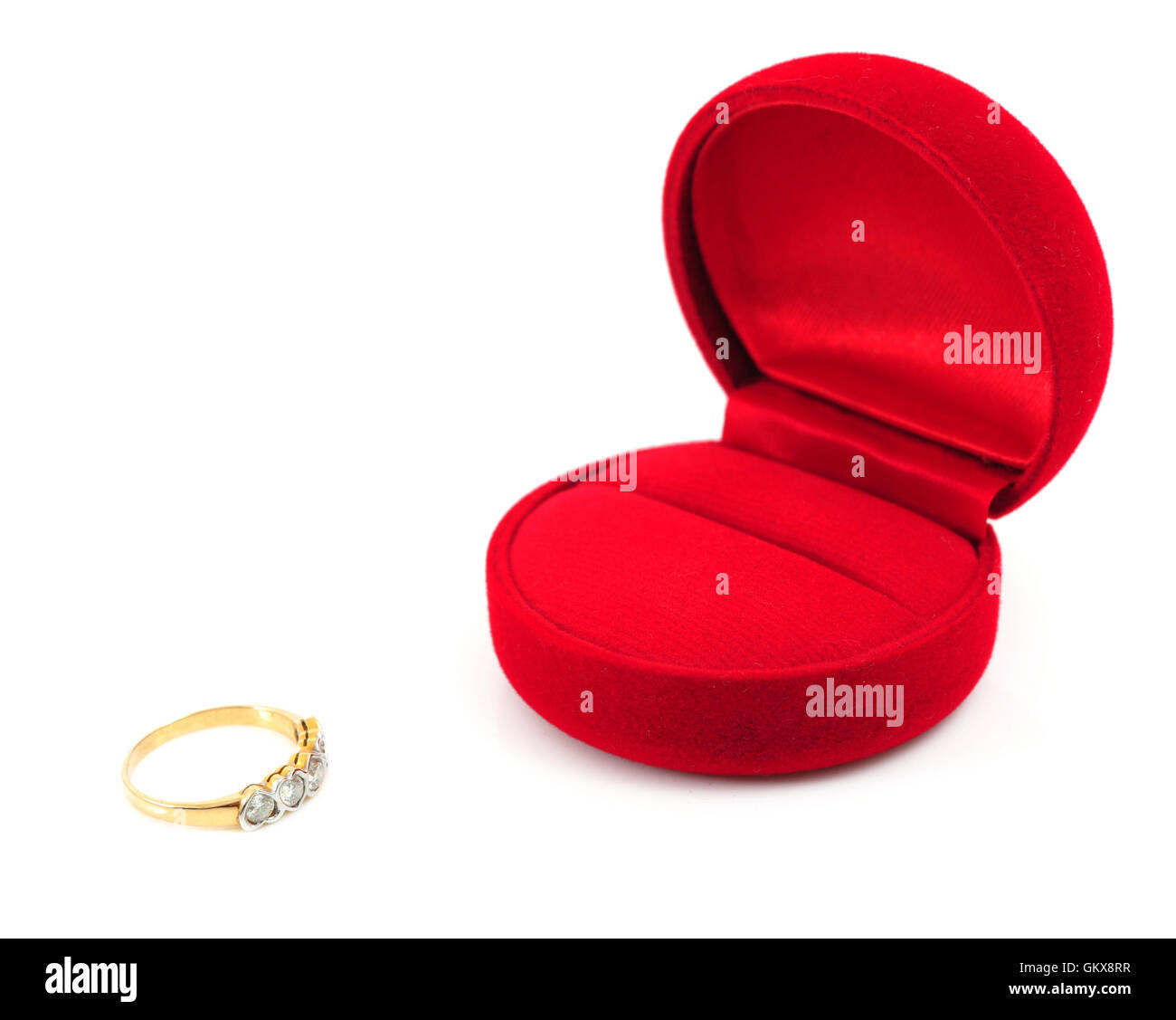 Diamant-ring Stockfoto
