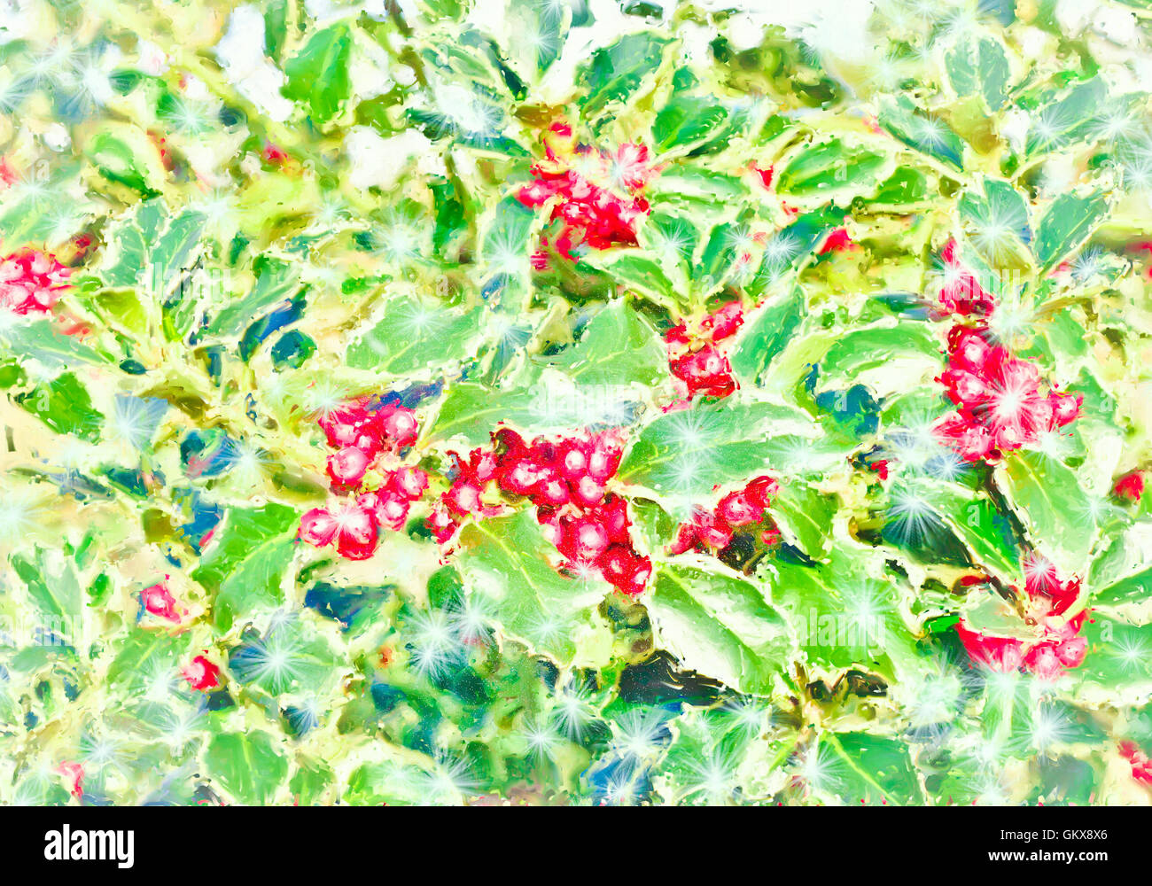 Winter-Beeren Stockfoto