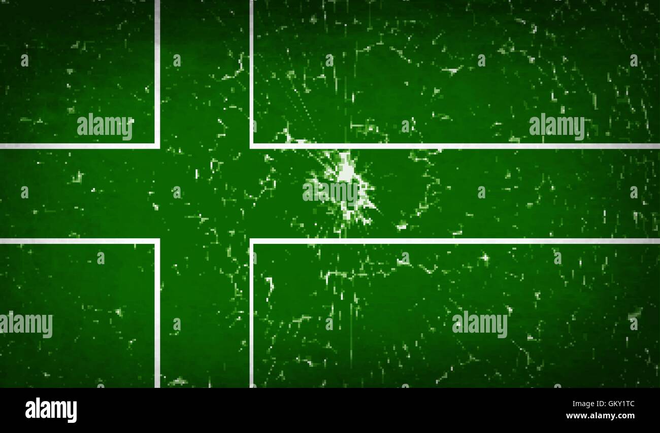 Ladonia kennzeichnet mit Glasscherben Beschaffenheit. Vektor Stock Vektor