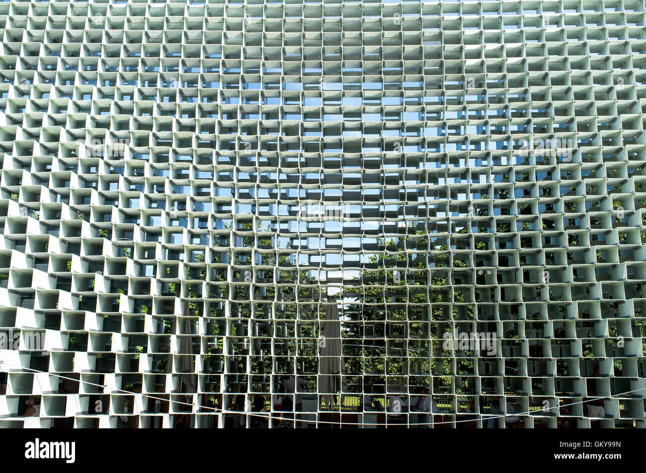Pavillon Von Bjarke Ingels Gruppe Konzipiert Stockfotos und bilder