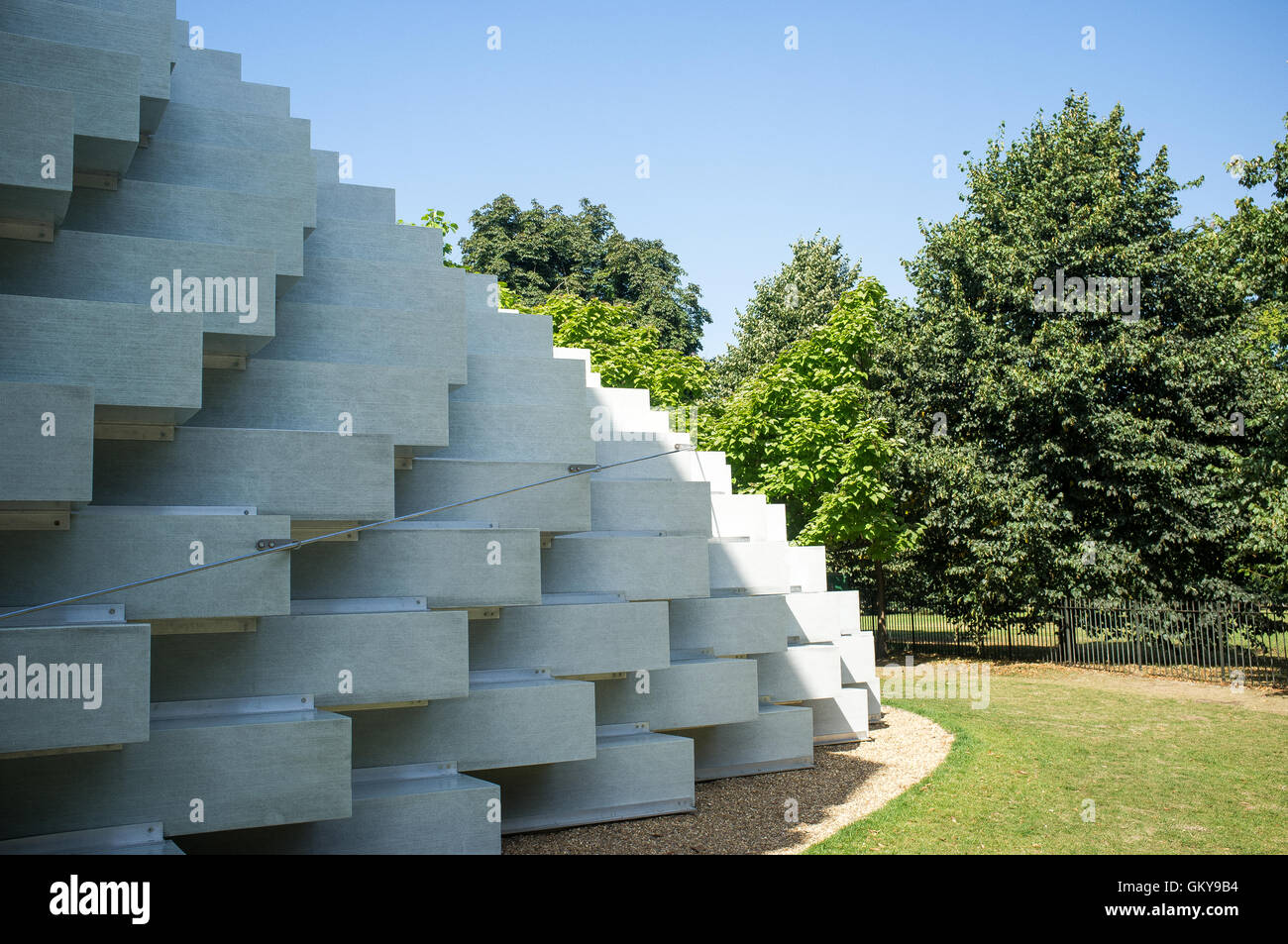 Pavillon Von Bjarke Ingels Gruppe Konzipiert Stockfotos und bilder