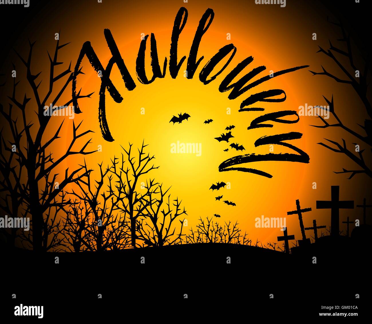 Halloween blutige Texthintergrund Stock Vektor