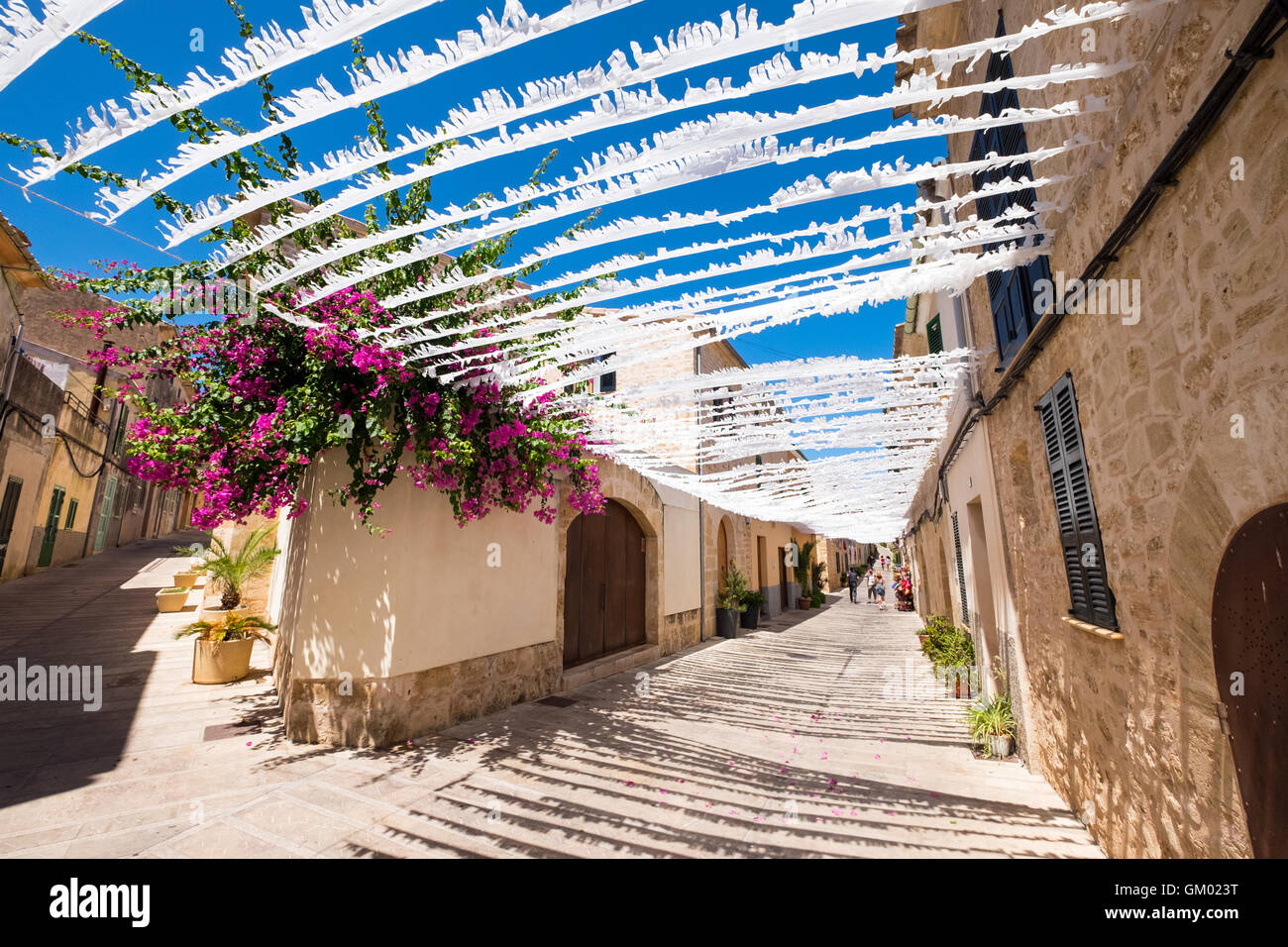 Altstadt von Alcudia, Mallorca / Mallorca Stockfoto