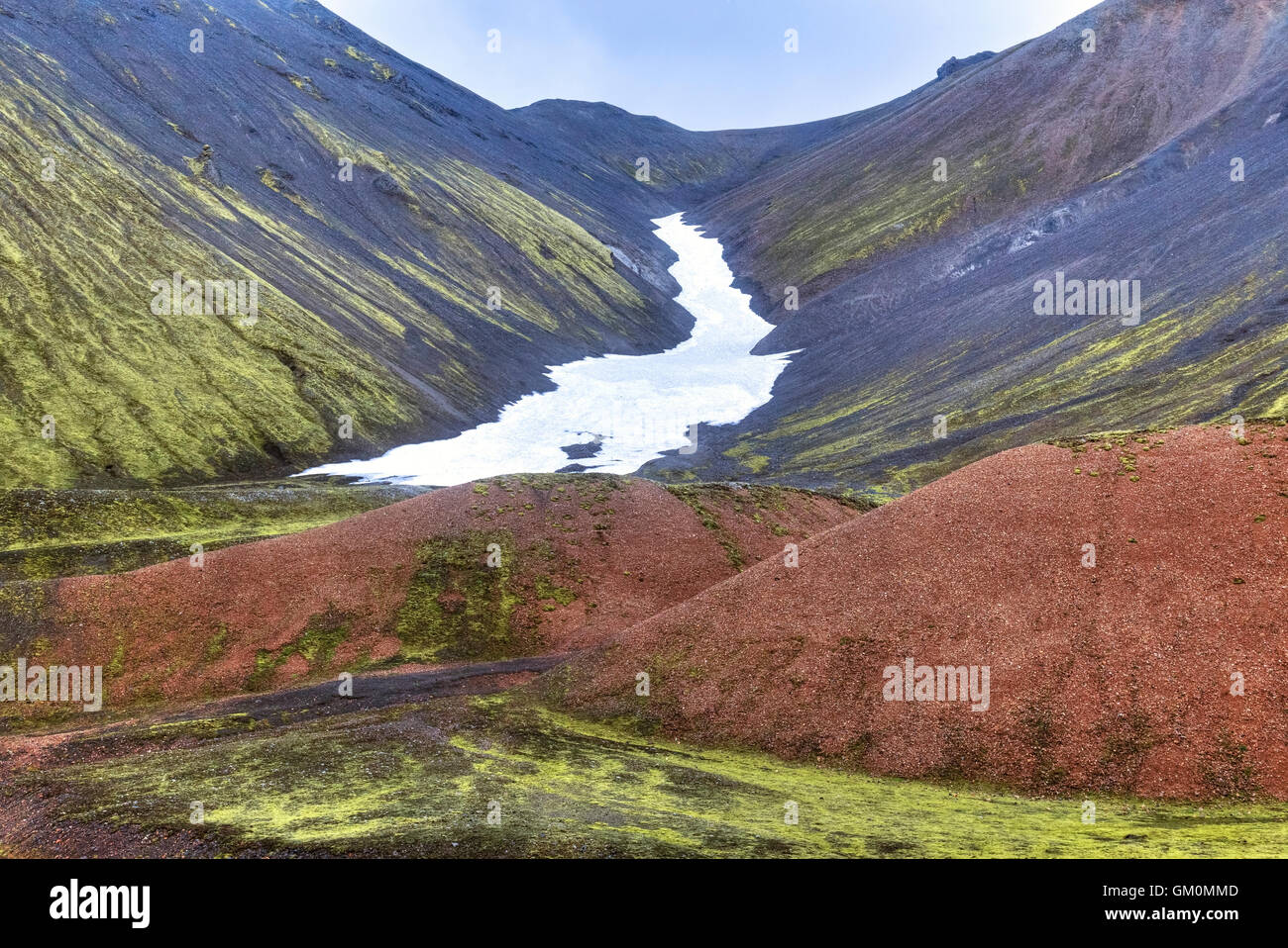 Landmannalaugar, Fjallabak Naturschutzgebiet Rangárþing Ytra, Island, Europa Stockfoto