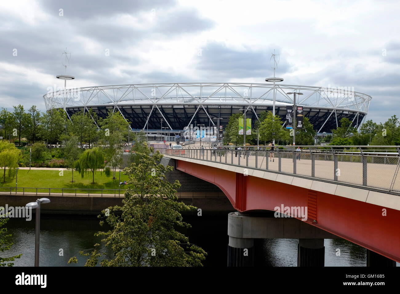 London Stadium, Heimat von West Ham united Fußballverein in den Queen