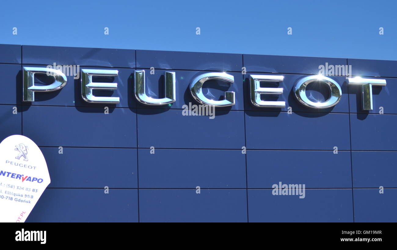 Logo von Peugeot Stockfotografie - Alamy