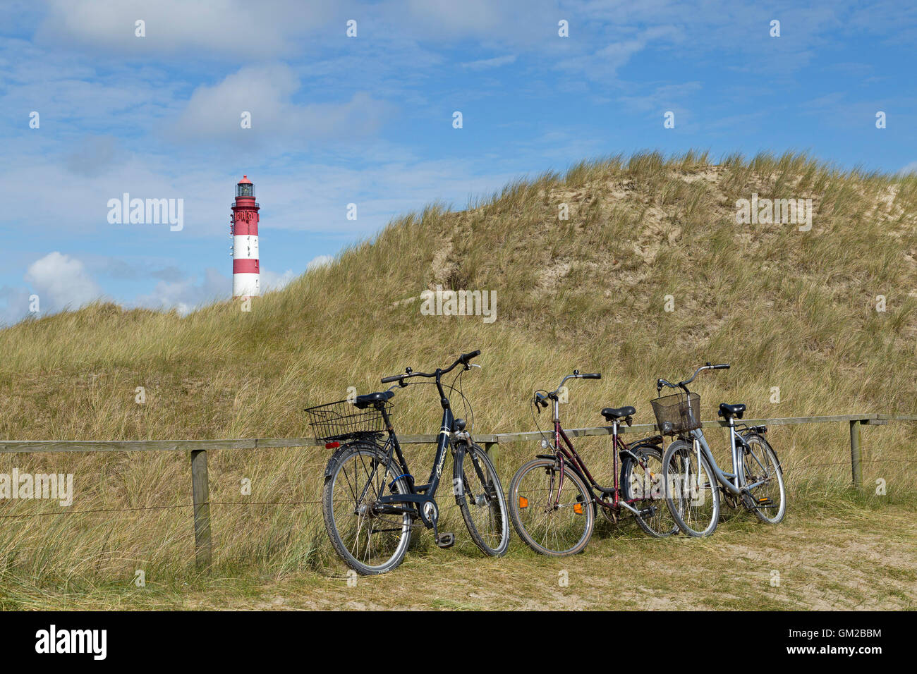 Dünen, Leuchtturm, Insel Amrum, Nordfriesland, Schleswig-Holstein, Deutschland Stockfoto