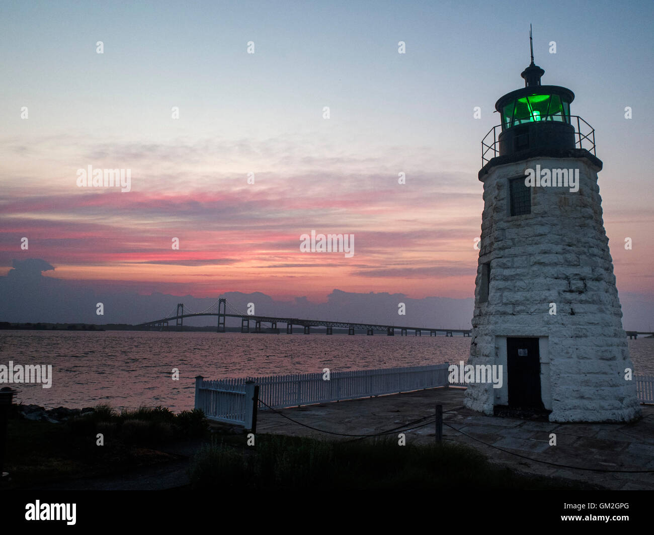 Goat Island, Providence Rhode Island Stockfoto