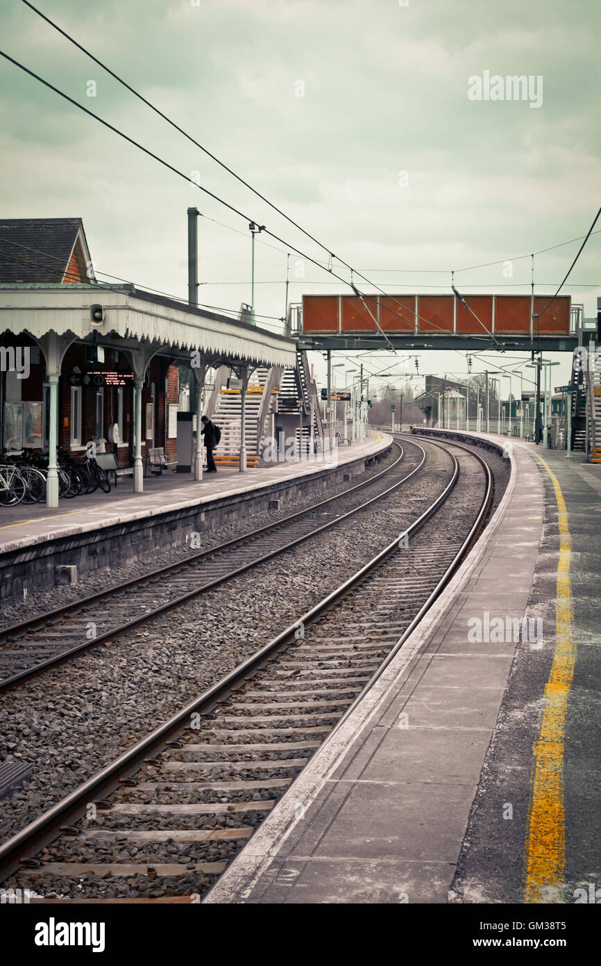 Bahnhof Stockfoto