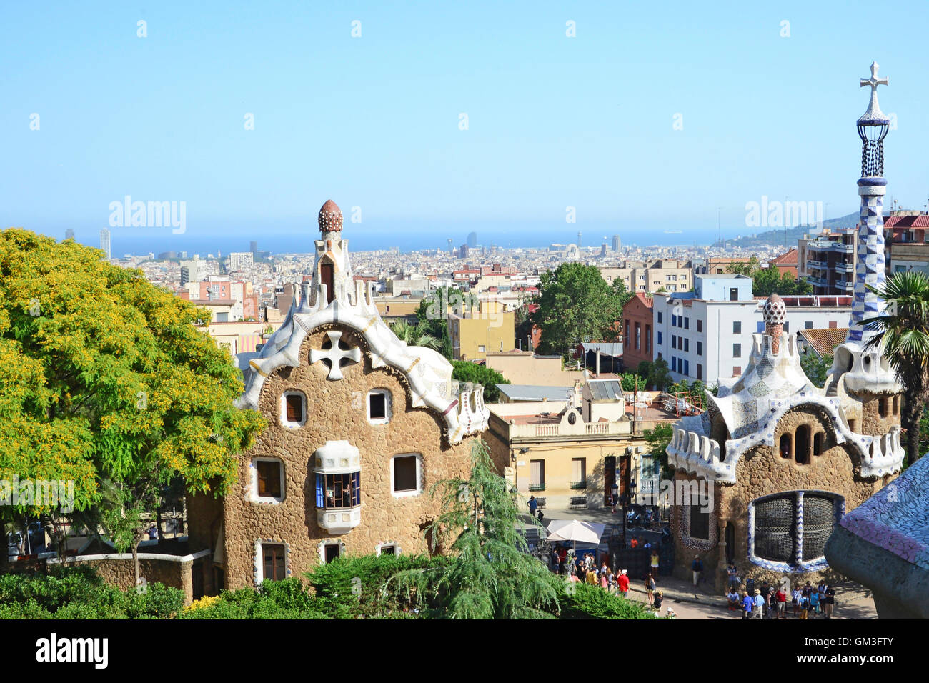 Park Güell, Barcelona Stockfoto