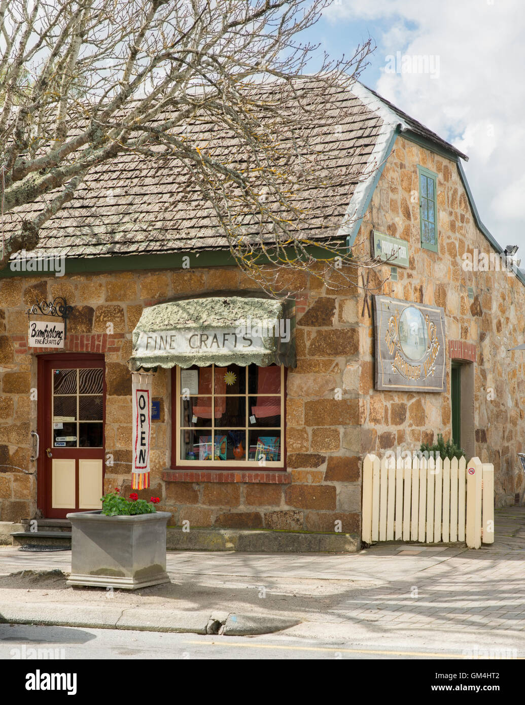 Souvenir-shopping in Hahndorf, in South Australia malerischen Adelaide Hills. Stockfoto