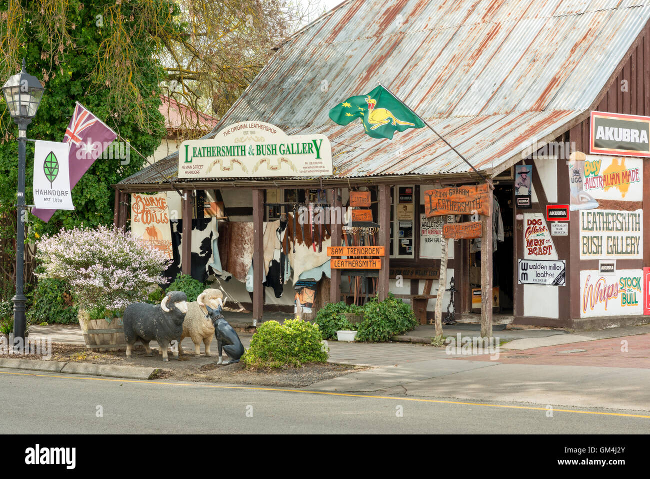 Ein Souvenir-Shop in Hahndorf, in South Australia malerischen Adelaide Hills. Stockfoto