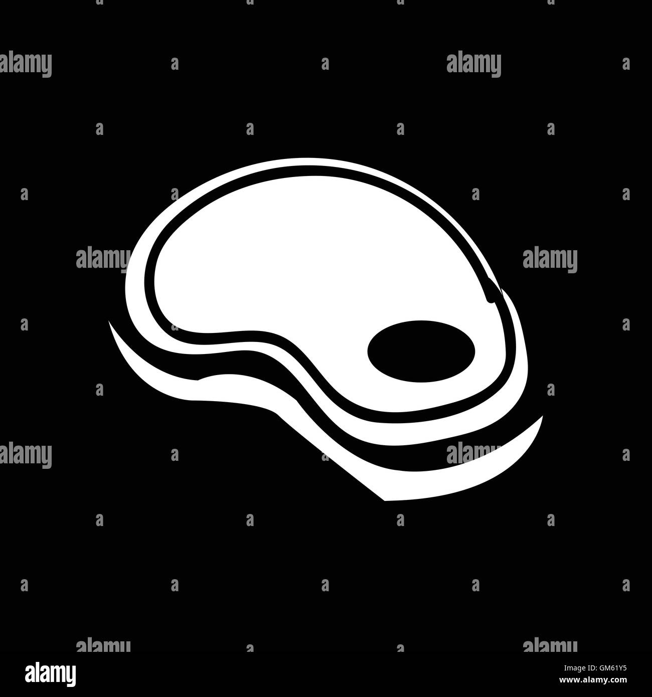 Steak-Icon Illustration-design Stock Vektor