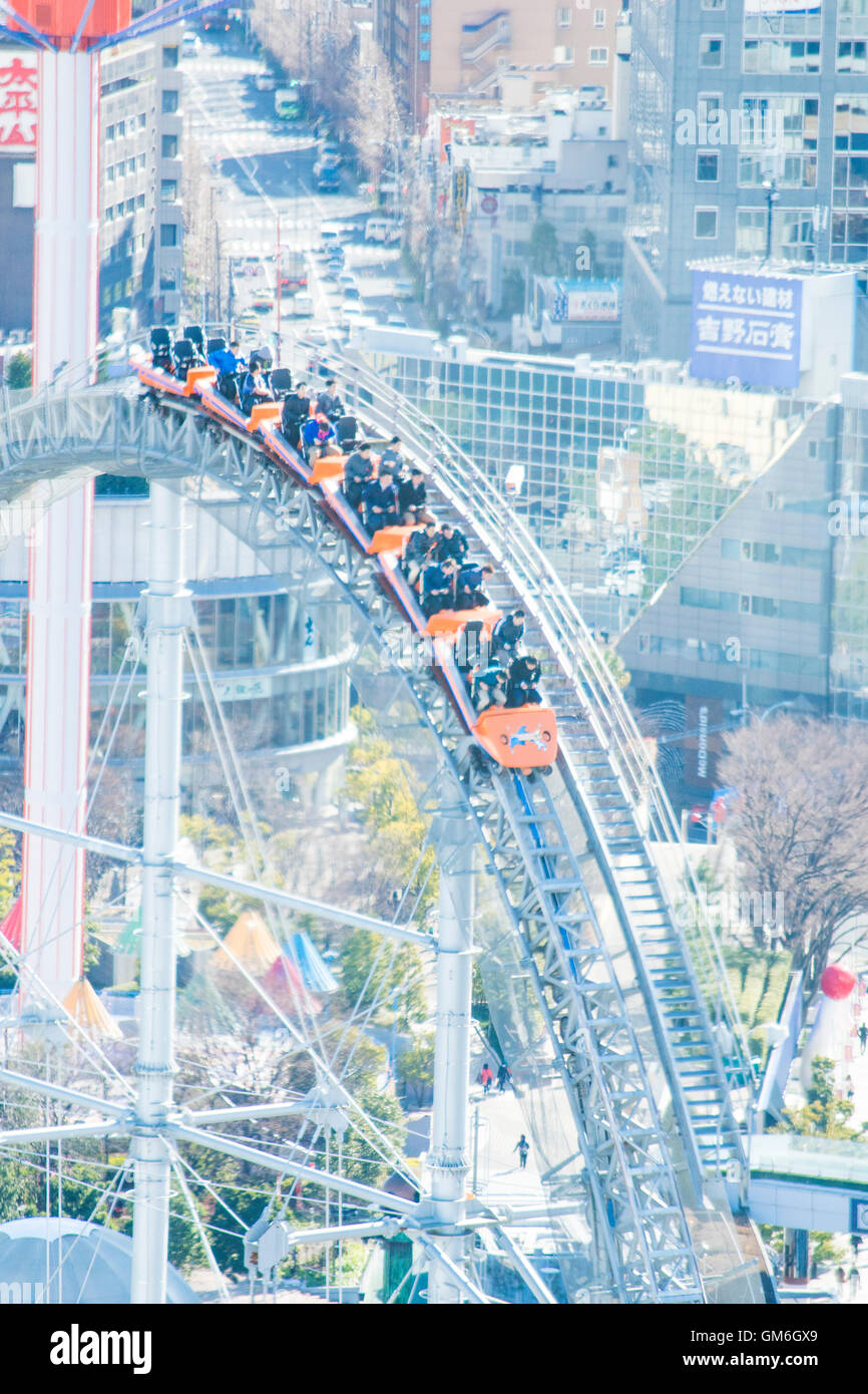 Tokyo Dome City Attraktionen, Bunkyo-Ku, Tokyo, Japan Stockfoto