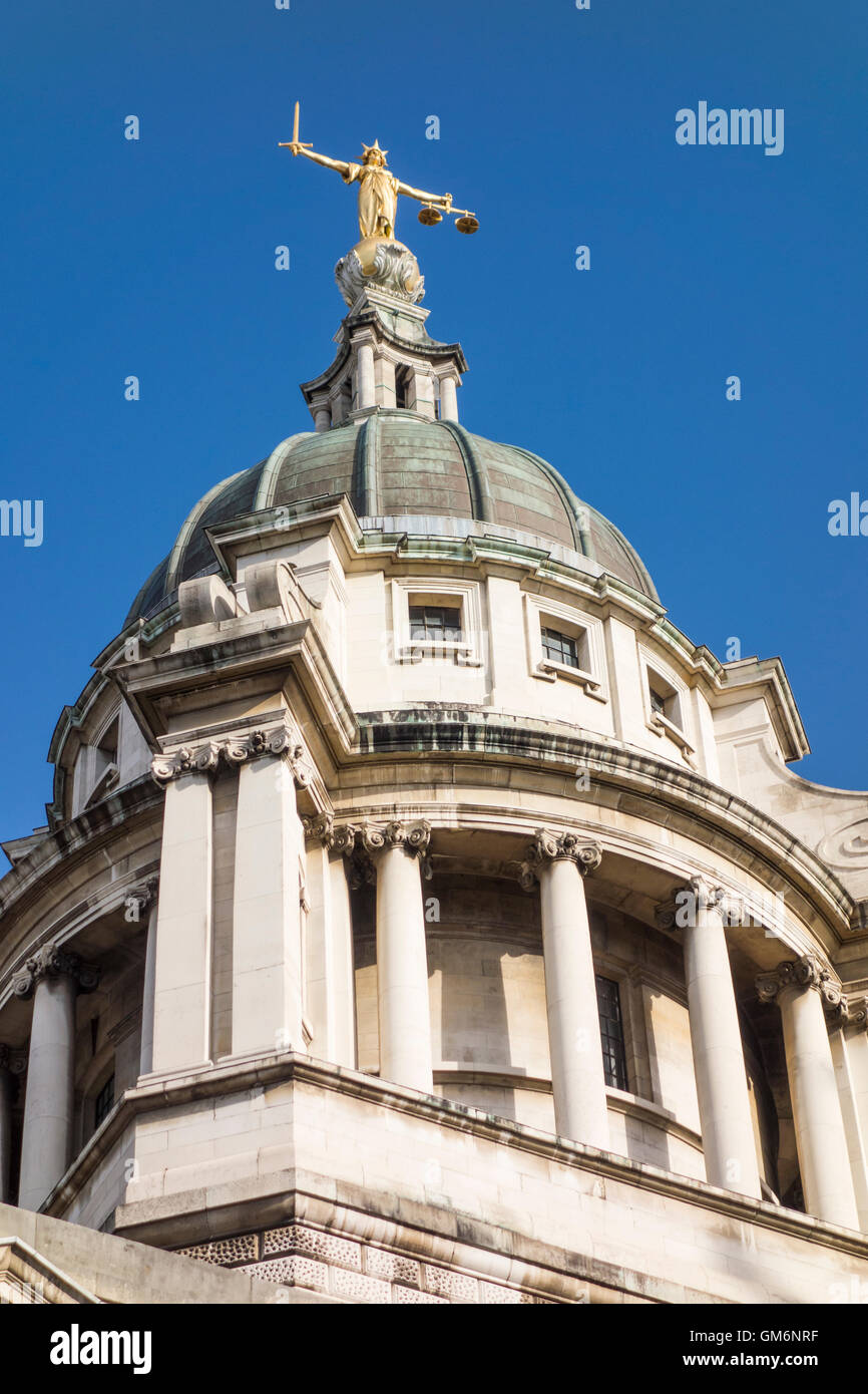 Old Bailey, London, UK Stockfoto