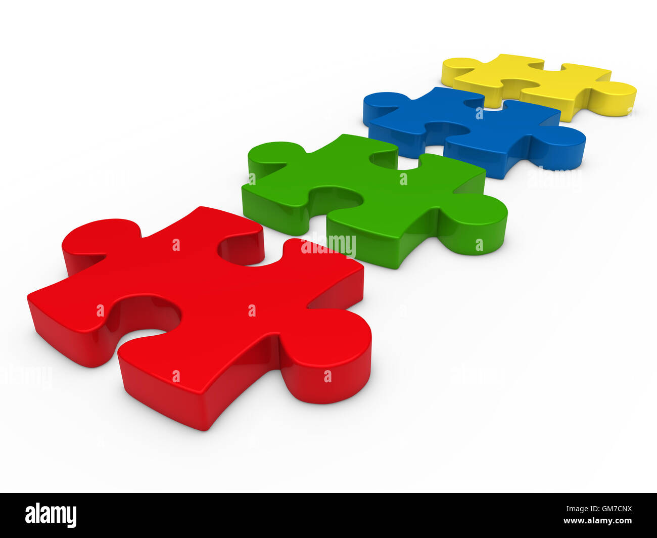 3D Puzzle-Serie Stockfoto 3D Puzzle-Serie Stockfoto