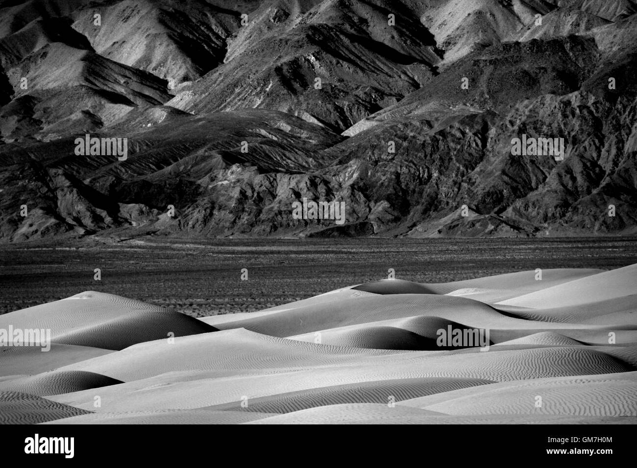 Schöne Sand Dünen im Death Valley in Kalifornien Stockfoto