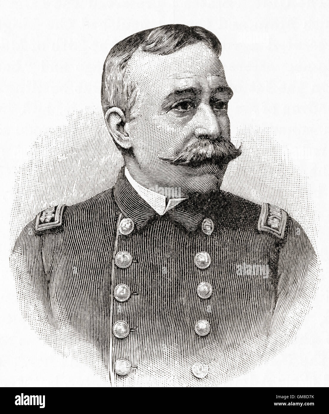 George Dewey, 1837 – 1917.  Admiral der amerikanischen Marine, berühmt für seinen Sieg in der Schlacht von Manila Bay während des Spanisch-Amerikanischen Krieges. Stockfoto