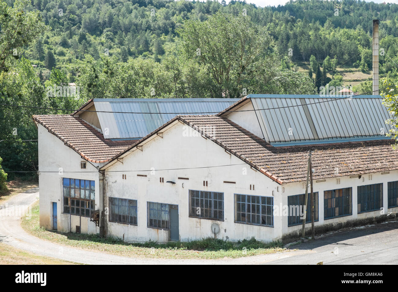 Die Fabrik für die Produktion in Couiza, Aude, südlich von  France.Traditional Handwerker qualifizierte Produkte Filzhut  Stockfotografie - Alamy