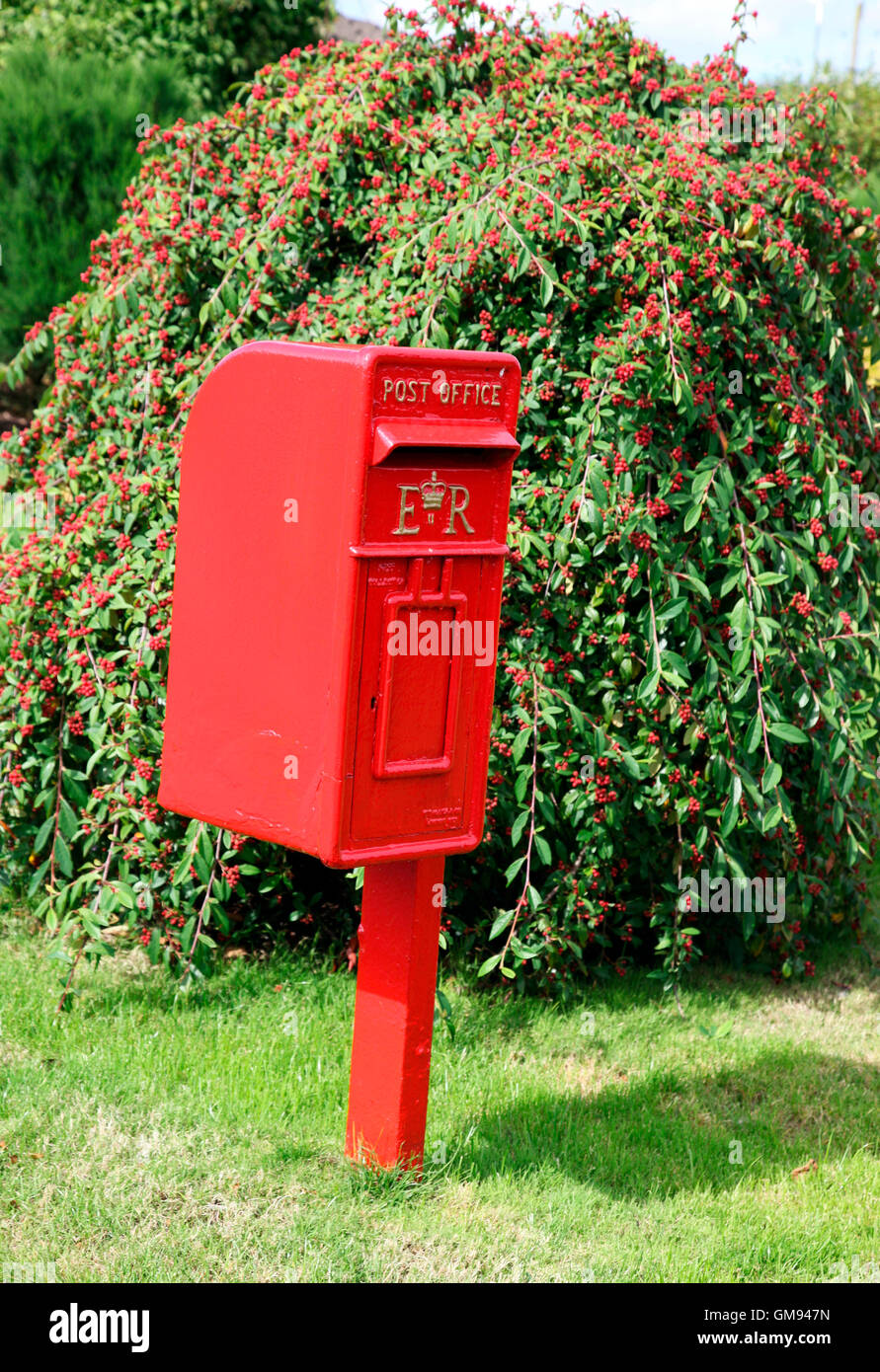 Eine private Royal Mail-Briefkasten im County Down Stockfoto