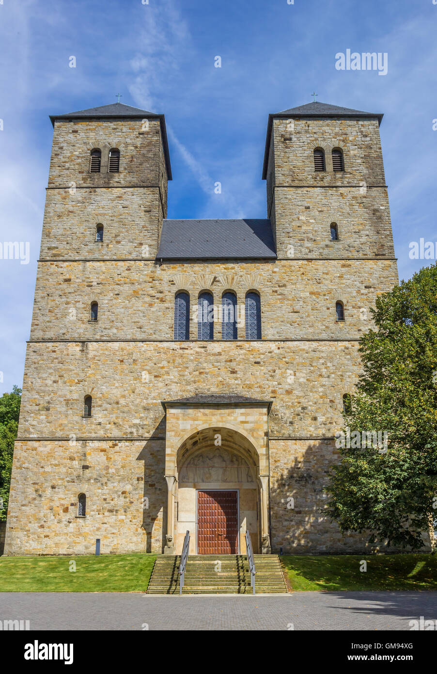 Eingang von Gerleve Abbey in der Nähe von Coesfeld, Deutschland Stockfoto