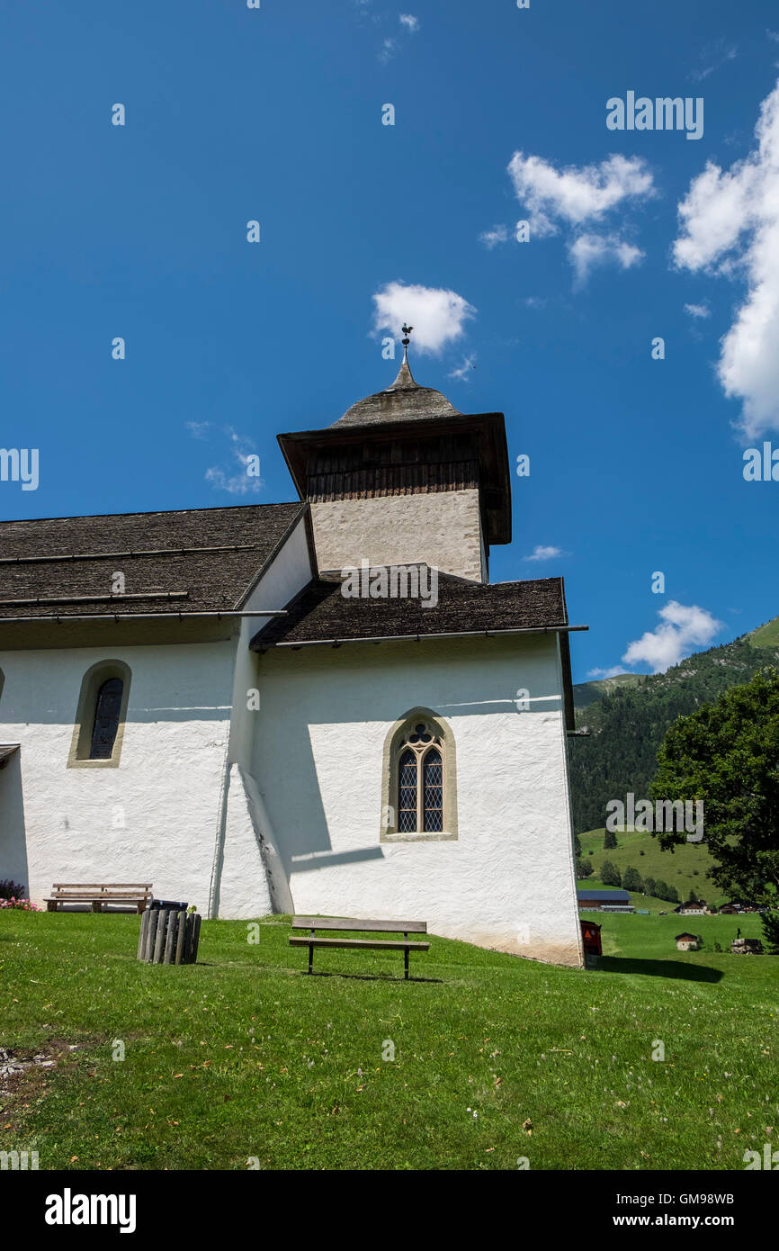 Schweiz, Kanton Waadt, Chateau d ' Oex, Ortsgemeinde Stockfoto