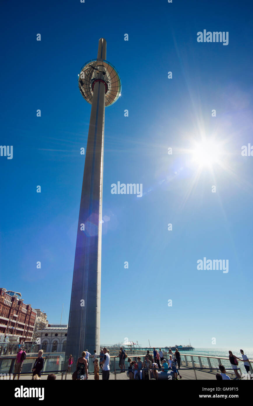 I360 Brighton Aussichtsturm. Stockfoto